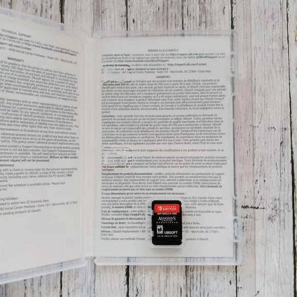 Nintendo Switch Assassin's Creed III Remastered Video Game and Case - Picture 2 of 3